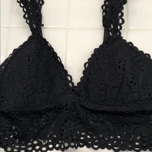 Aerie boho lace padded bralette